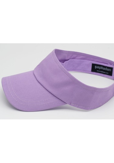 Şapkadan Unisex Uv Koruyucu Vizör Kasket Siperlik Tenis Şapka Lila 45645dr57016 Lila