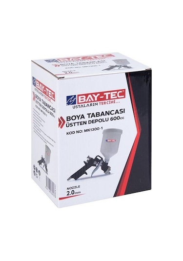 Baytec MK1300 Üstten Depolu Boya Tabancası 1.8 MM