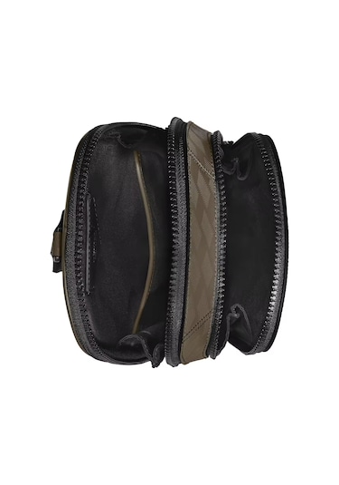 Montblanc Extreme Deri Orta Boy Vücut Çantası 221602 Haki