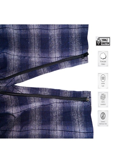 Ozclife Ultra Dayanıklı Yirtilmaz Hasta Bakım Tulumu - M Beden