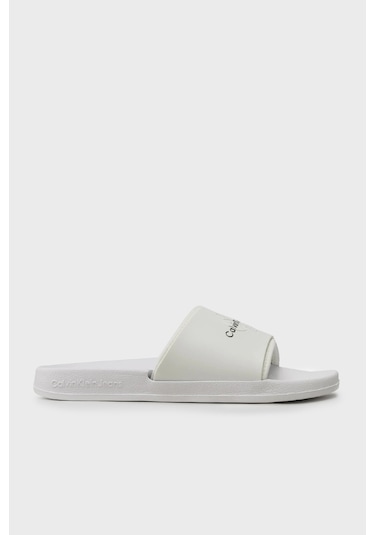 Calvin Klein Erkek Terlik YM0YM00361 YBR BEYAZ Beyaz