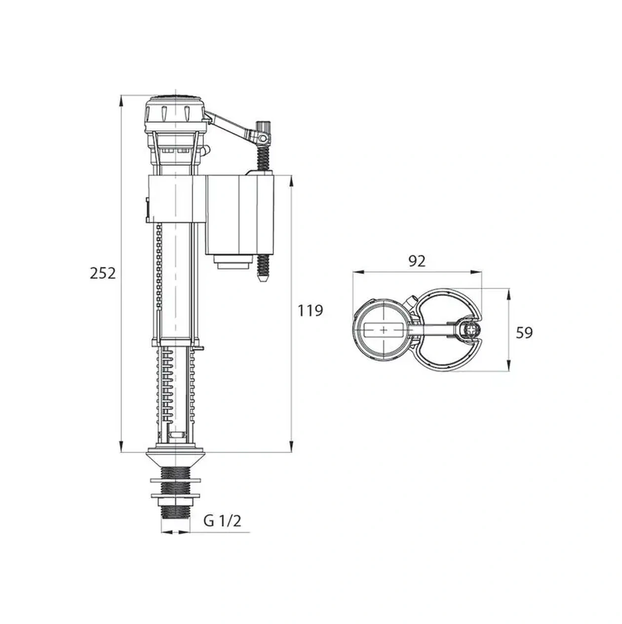 Iddıs Emiş Valfi, Alt Giriş 19860031