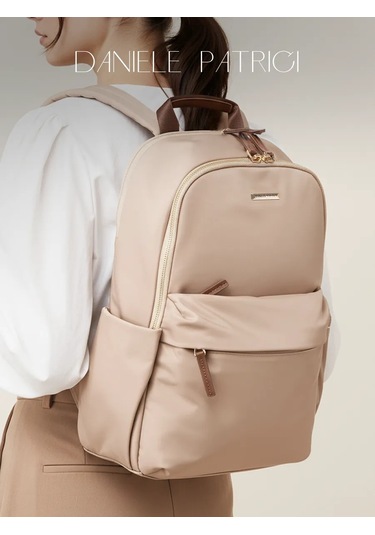 Daniele Patrici Şehir A4 Kumaş Sırt Çantası 463477587 Bej
