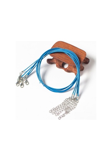 100 Adet Kristal Kolye Kolye Halat Takı Kordon Koyu Mavi Çok Renkli