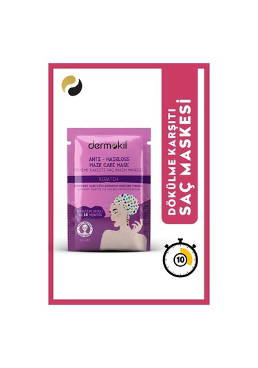 Dermokil Keratin Buhar Saç Bakım Maskesi 35 ML