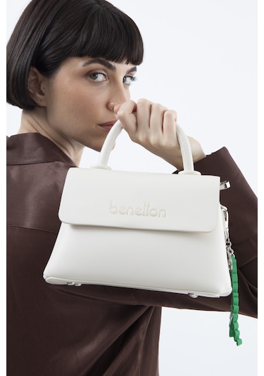 Unıted Colors Of Benetton Kadın El Çantası Bnt 1519 Beyaz