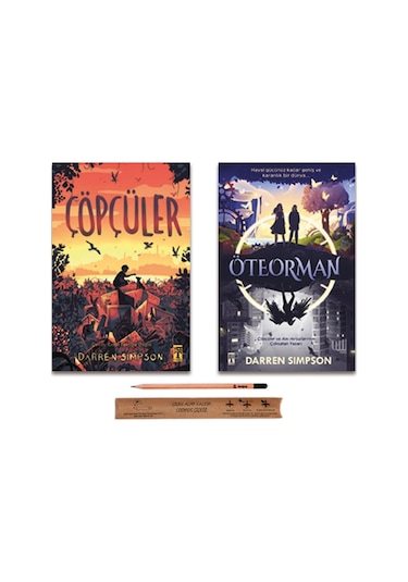 Genç Timaş Çöpçüler - Öteorman - Darren Sipmson Roman Set - 2 Kitap