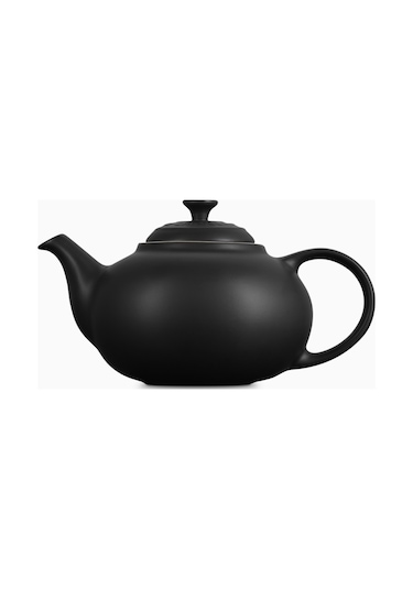 Le Creuset Paslanmaz Çelik Süzgeçli Seramik Çaydanlık, 1.3l Siyah