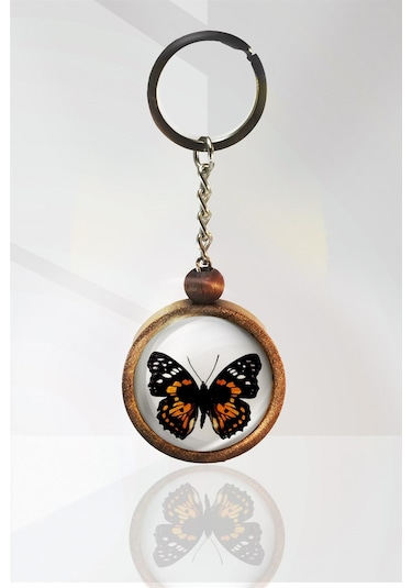 Kelebek Ahşap Anahtarlık Tek Ebat N11.18151