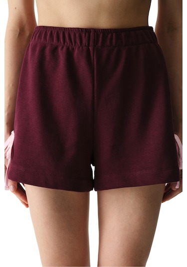 Penti Bordo Bow Detailed Şorts Ph847ıe626ıy-br4 Bordo