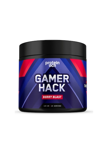 Proteinocean Gamer - Boost Up Your Game - Berry Blast - 120g - 20 Servis