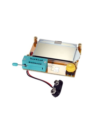 Moly Yunboo Devre Eleman Test Cihazı - Transistör, Diyot, Rezonans, Kondansatör Otomatik Tespit Siyah Kasa Dahil Siyah