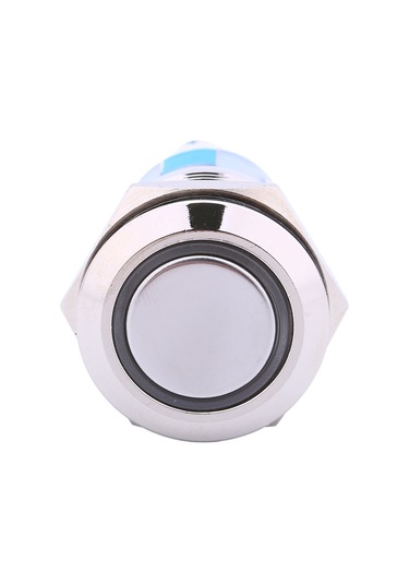 Moveevo 19mm Delikli Su Geçirmez Mavi Led Basma Anahtarı, Bakır Kaplama, Otomatik Yenilenme, Endüstriyel Araçlar Ve Modifikasyonlar İçin