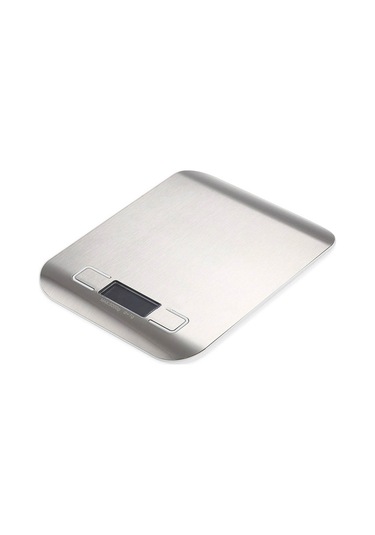 Geeksen Lm-011 Ev Ofisi Dijital Terazi, 304 Paslanmaz Çelik, 5kg Hassas Ağırlık Ölçümü, Lcd Gölge Ekranı, 2 Aaa Pil Gerekli Gümüş