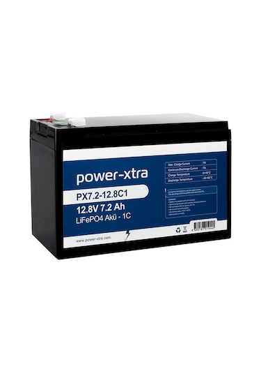 Power-xtra Px7.2-12.8c1 - 12.8v 7.2 Ah Lifepo4 Akü - 1c