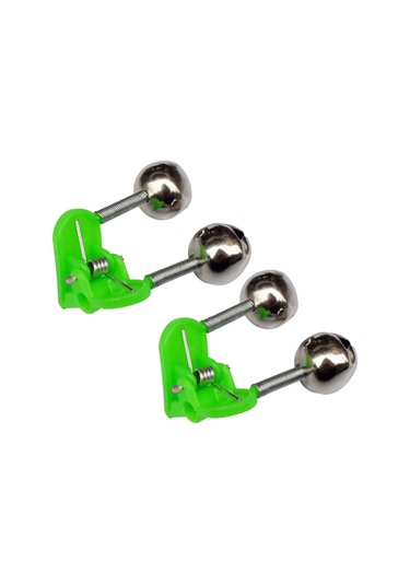 Folinda 30 Adet Yeşil Plastik Balıkçılık Alarm Zilleri - 8cm Uzunlukta Balık Tutma Uyarıcı