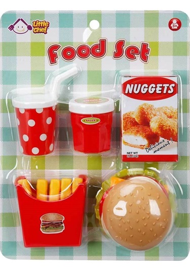 Little Chef Fast Food Yiyecek Oyun Seti 19702 Hamburger