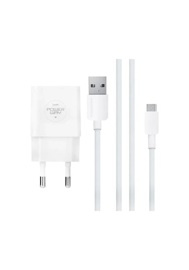 Powerway X-171 Micro Usb 2.1 Amper Şarj Aleti-kablo