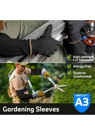 Willowhaven Orange Bahçe Ve Ev İşleri Kesilmeye Dayanıklı Kol Kılıfı