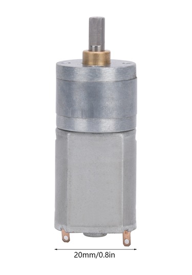 Aubyhe 12v Dc Metal Dişli Motor - 20mm Çaplı, 300rpm Hızlı, Yüksek Tork, Uzun Ömürlü Ve Sesiz Performans