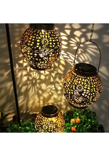 Pazly Veranda Çim Küresel İskelet Projeksiyon Lambası Metal Model L6343-3 Diğer Ürünler Diğer