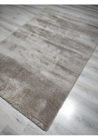 Yamalı Home Loft Bej Yumuşak Dokulu Halı 150X220 Cm