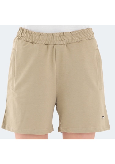Slazenger RAMLAH I Kadın Cepli Bej Şort