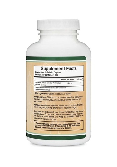 Tribulus Extract 1000 Mg 210 Kapsül.usa Menş.