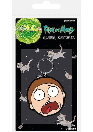 Rick And Morty Morty Face - Lisansli Anahtarlık