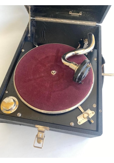 Parlophone Antika Çanta Gramofon 078