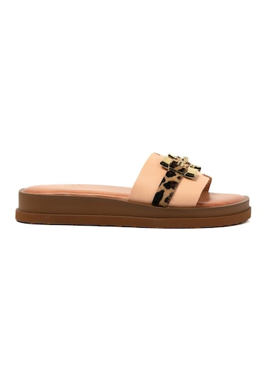 146 Camel Terlik Kadın 26215 Myconian 2025 Greek Sandal 146 Camel