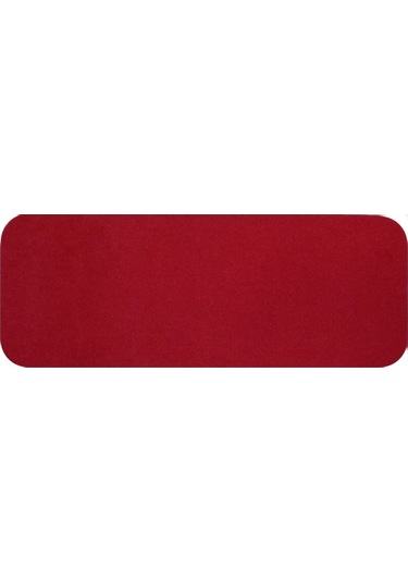 Kırmızı Velür Kaymaz Tabanlı Merdiven Basamak Paspası / Halısı (470768503)