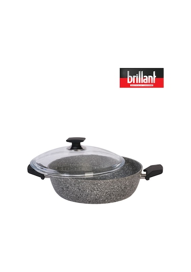 Brillant Lüks Granit 26 Cm Pilav Karnıyarık Tenceresi Yanmaz Yapışmaz Tencere