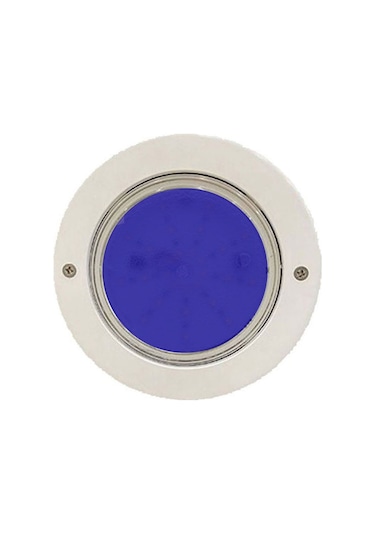 Mini Slim Flat Sıva Üstü Ledli Havuz Armatür 20 Watt Mavi Işık