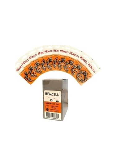 Remcell 10 Paket 13 Numara Kulaklık İşitme Cihazı Pili