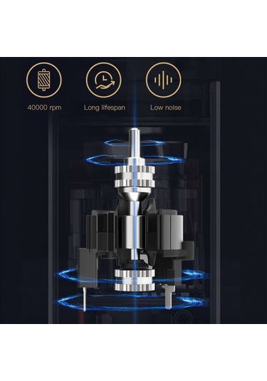 Qianfan Mini Protable Araba Süpürgesi, Hızlı Temizlik Için Akülü