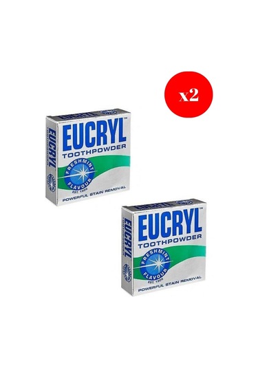 Eucryl Diş Beyazlatma Pastasi Original 50gr X2 Adet