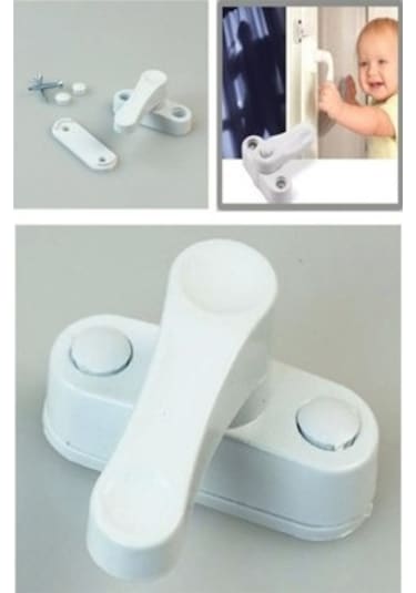 Pvc Çekmeli Kapı Pencere Emniyet Kilidi Pimapen Ev Çocuk Bebek Güvenlik Kilidi 2 Adet 2 ADET