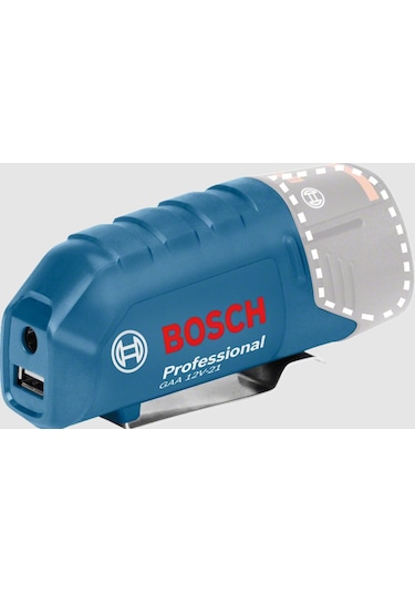 Bosch Professional GAA 12V-21 12 V Sistem Akü USB Şarj Adaptörü – 0618800079