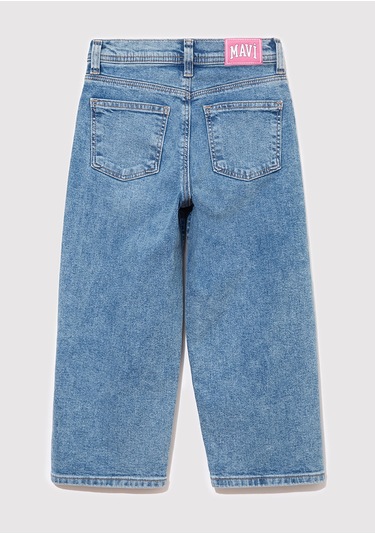 Çocuk Mavi - Azra 90lar Indigo Mavisi Jean Pantolon 7010510-88228 Mavi