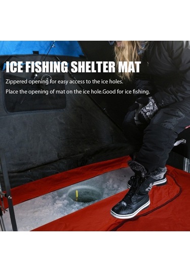 Pazly Su Geçirmez Çadır Matı, Kamp Ve Buz Balıkçılığı Matı, Balıkçılık Kampı, Sırt Çantası Yürüyüş İçin Çok Renkli