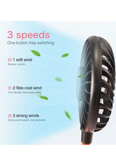Cbtx Led Işıklı Mini Boyun Askılı Fan