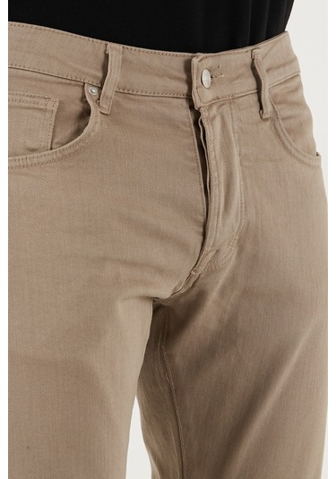 Buratti Streç Pamuklu Slim Fit Normal Bel Dar Paça Jeans Erkek Kot Pantolon 1115C24Napoli Bej Buratti Streç Pamuklu Slim Fit Normal Bel Dar Paça Jeans Erkek Kot Pantolon 1115C24Napoli Bej