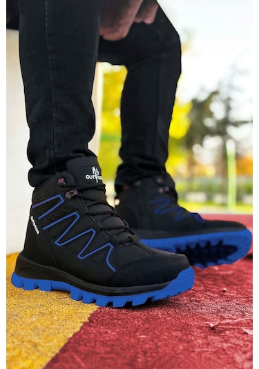 Big King Siyah Mavi Street Erkek Outdoor Trekking Bot 001