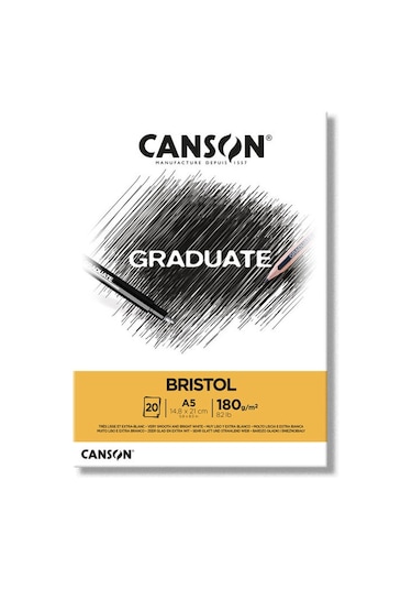Canson Graduate Bristol Blok 180 G A5 20 Yp.