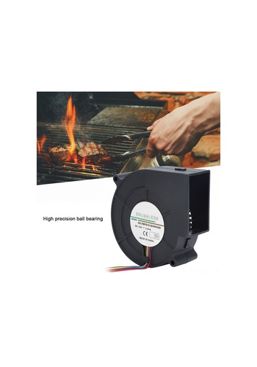 Xindoker 12v Dc 2.94a Hava Akımı 37.97 Cfm Turbin Blower Fan, Yüksek Güvenlikli, Uzun Ömürlü, İç/harici Sıcaklık Kontrolü Ve Ventilasyon İçin Diğer
