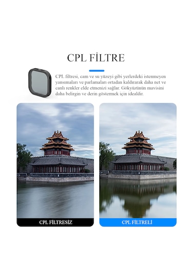 Gopro Hero 13 Filtre Seti - Cpl + Nd8 + Nd16 + Nd32