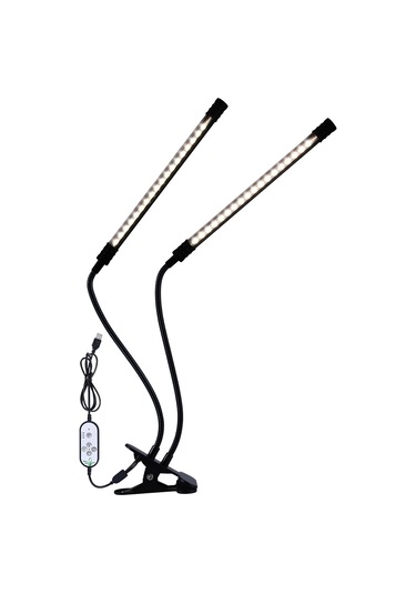Gajeena Usb Çift Başlı Led Bitki Işığı: Tam Spektrum, 5 Parlaklık Seviyesi, 4/8/12saat Zamanlayıcı, Ip66 Su Geçirmez, 360 Esnek Boyun Diğer