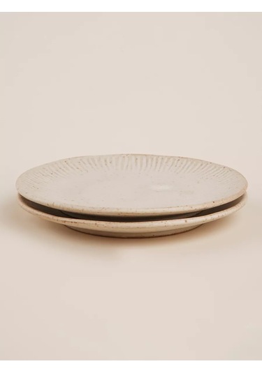 Sl Home "vientos" 18 Cm Çapında 2'li Seramik Tatlı Tabağı Seti 237101793 Bej