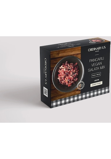 Ordinary-Us Pancarlı Vegan Salata Mix 250 G 1 Porsiyon